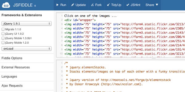 Example fiddle on JSFiddle