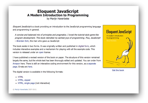 Eloquent Javascript